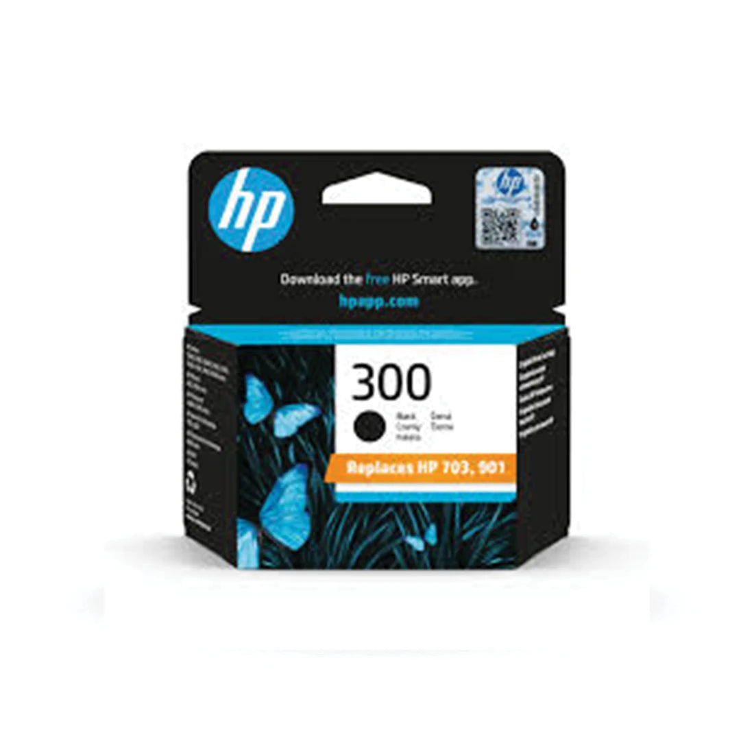 HP 300 Black Ink Cartridge - (CC640EE)