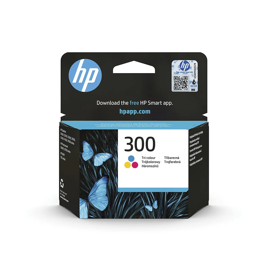 HP 300 Tri-Color Ink Cartridge (CC643EE)