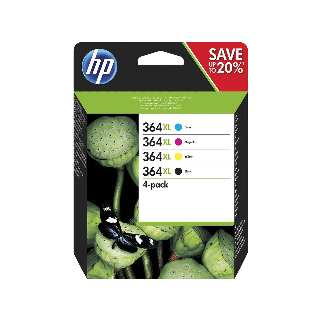 HP 364XL High Yield Ink Cartridge Multipack - (J3M83AE)