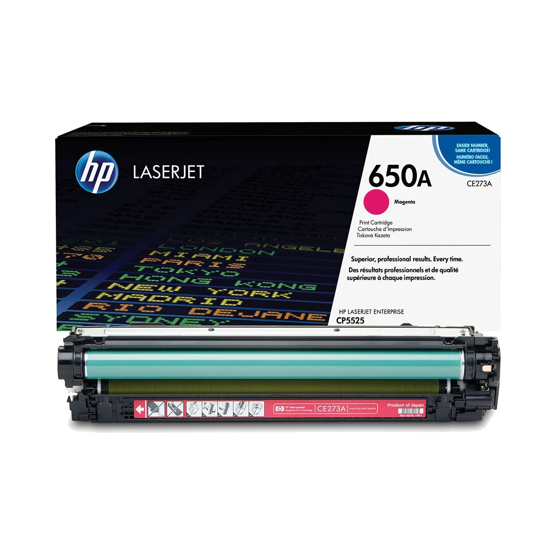HP 650A Magenta Toner Cartridge - (CE273A)