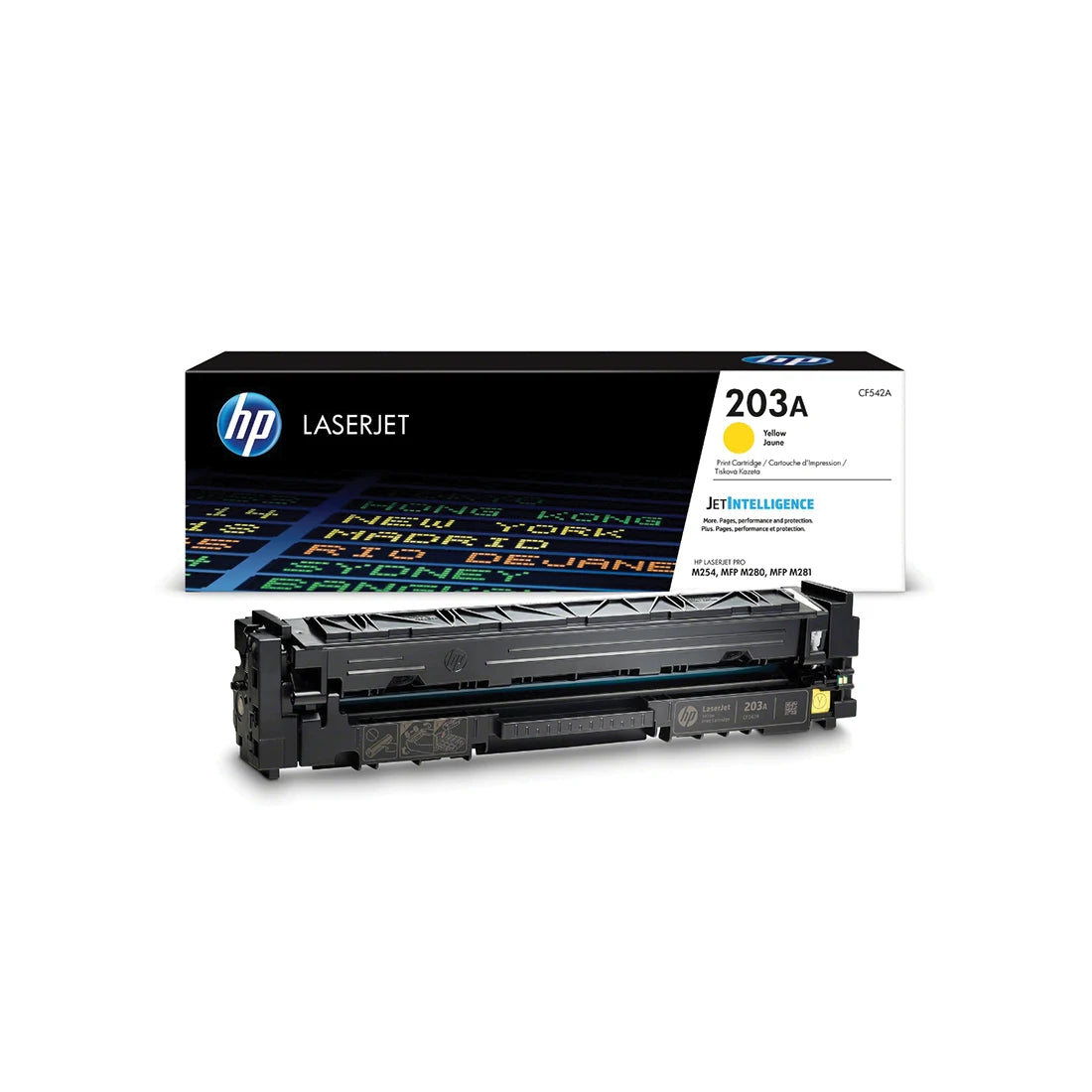 HP 203A Yellow Toner Cartridge - (CF542A)