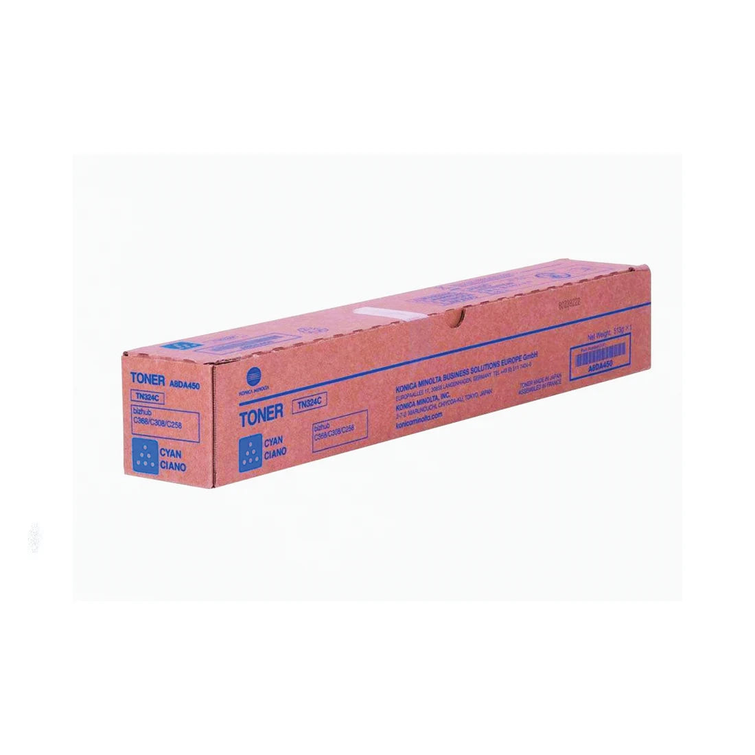 Konica Minolta TN324C Original Cyan Toner Cartridge - (A8DA450)