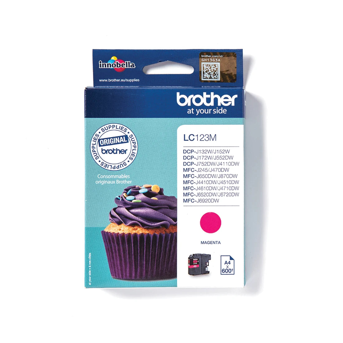 Brother LC123M Magenta Ink Cartridge