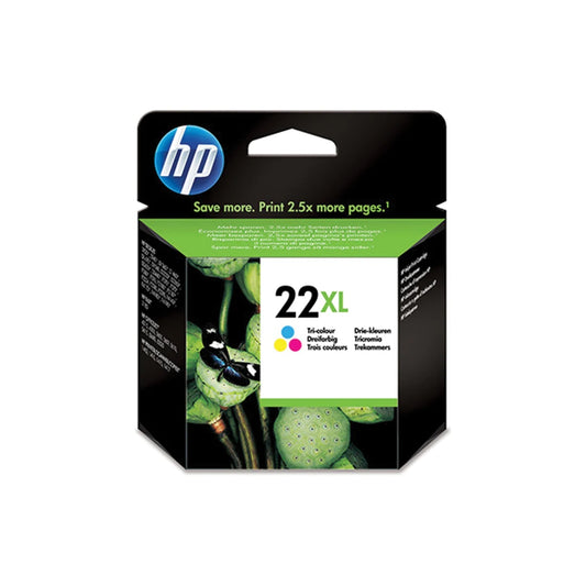 HP 22XL High Capacity Tri-Colour Ink Cartridge - (C9352CE)