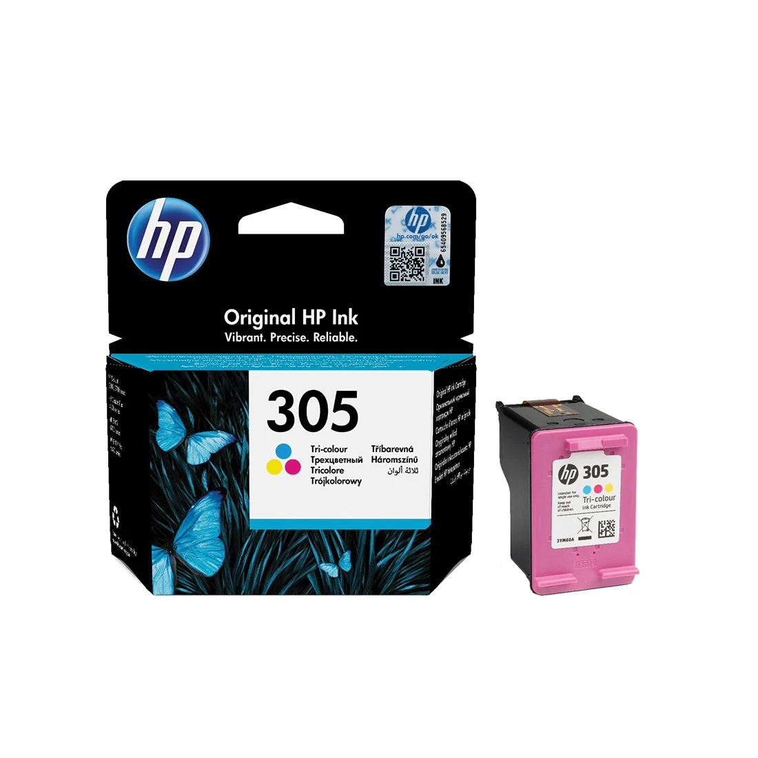 HP 305 Tri-Colour Ink Cartridge - (3YM60AE)