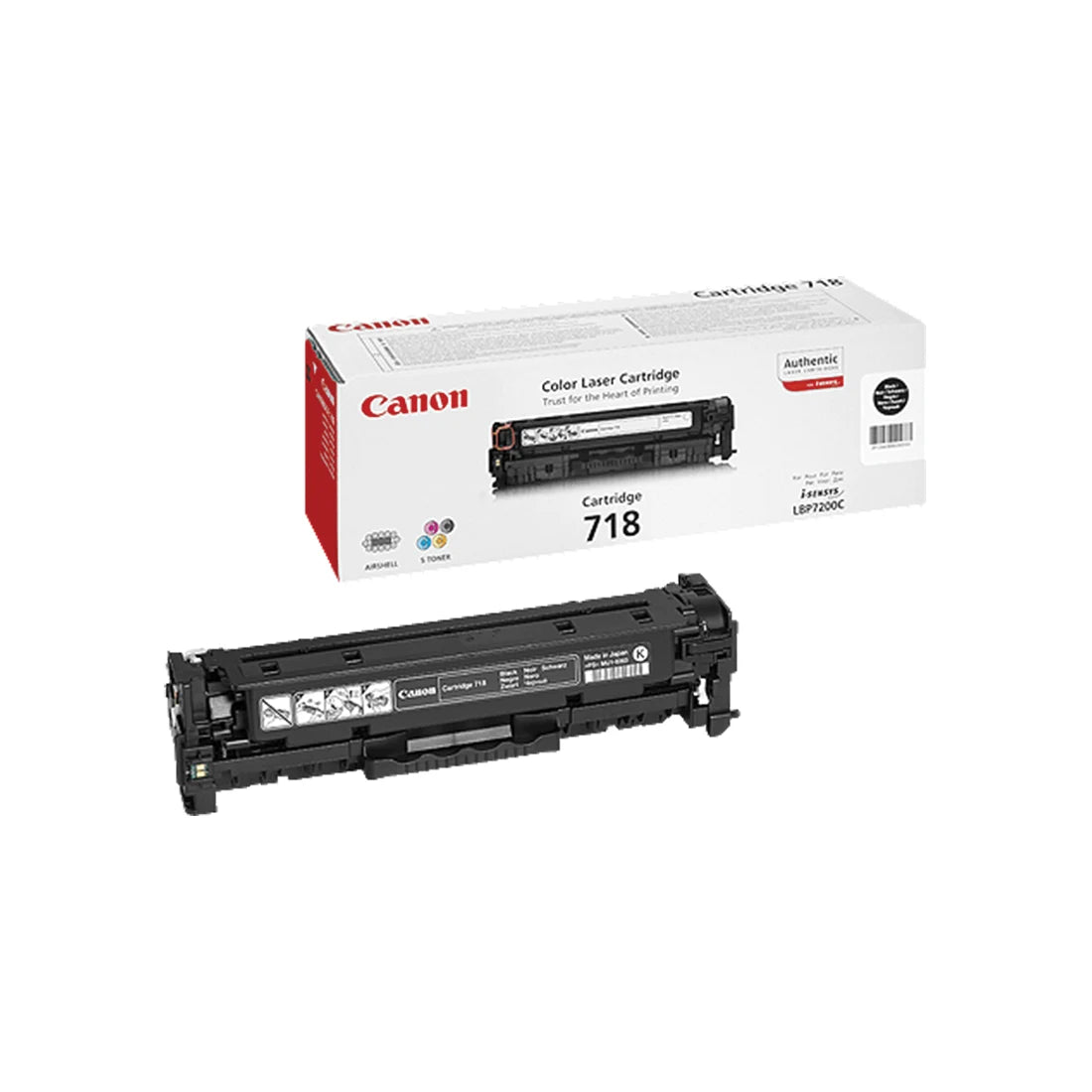 Canon 718 Black Toner Cartridge - (2662B002AA)