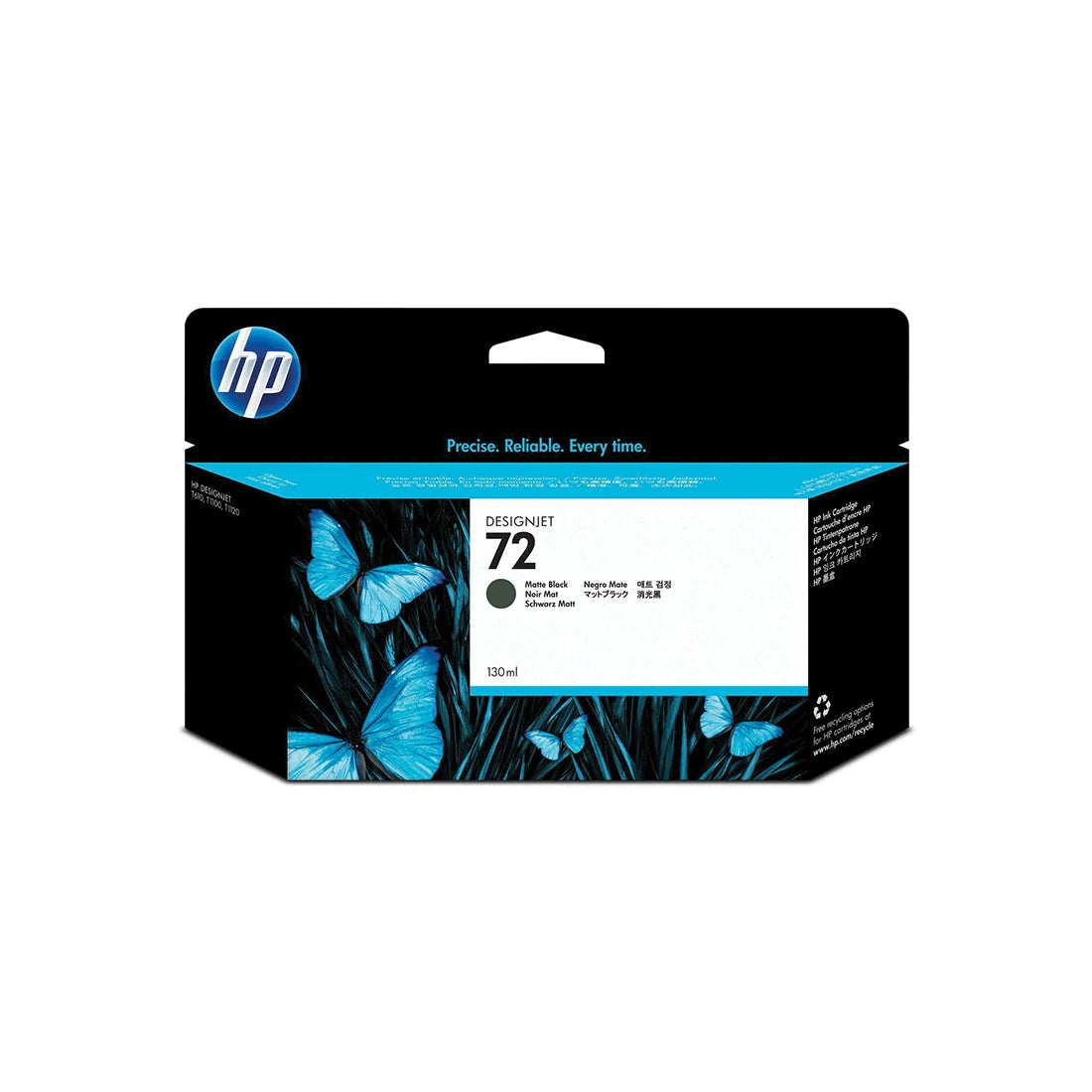 HP 72 High Capacity Matte Black Ink Cartridge - (Vivera C9403A)