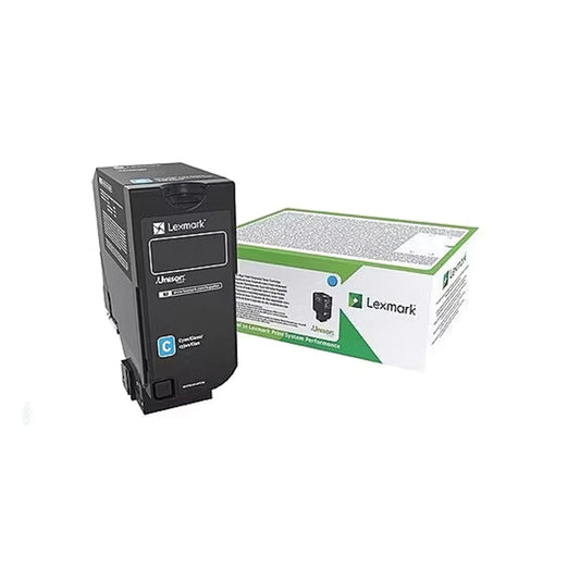 Lexmark 74C2SCE Cyan Original Toner Cartridge