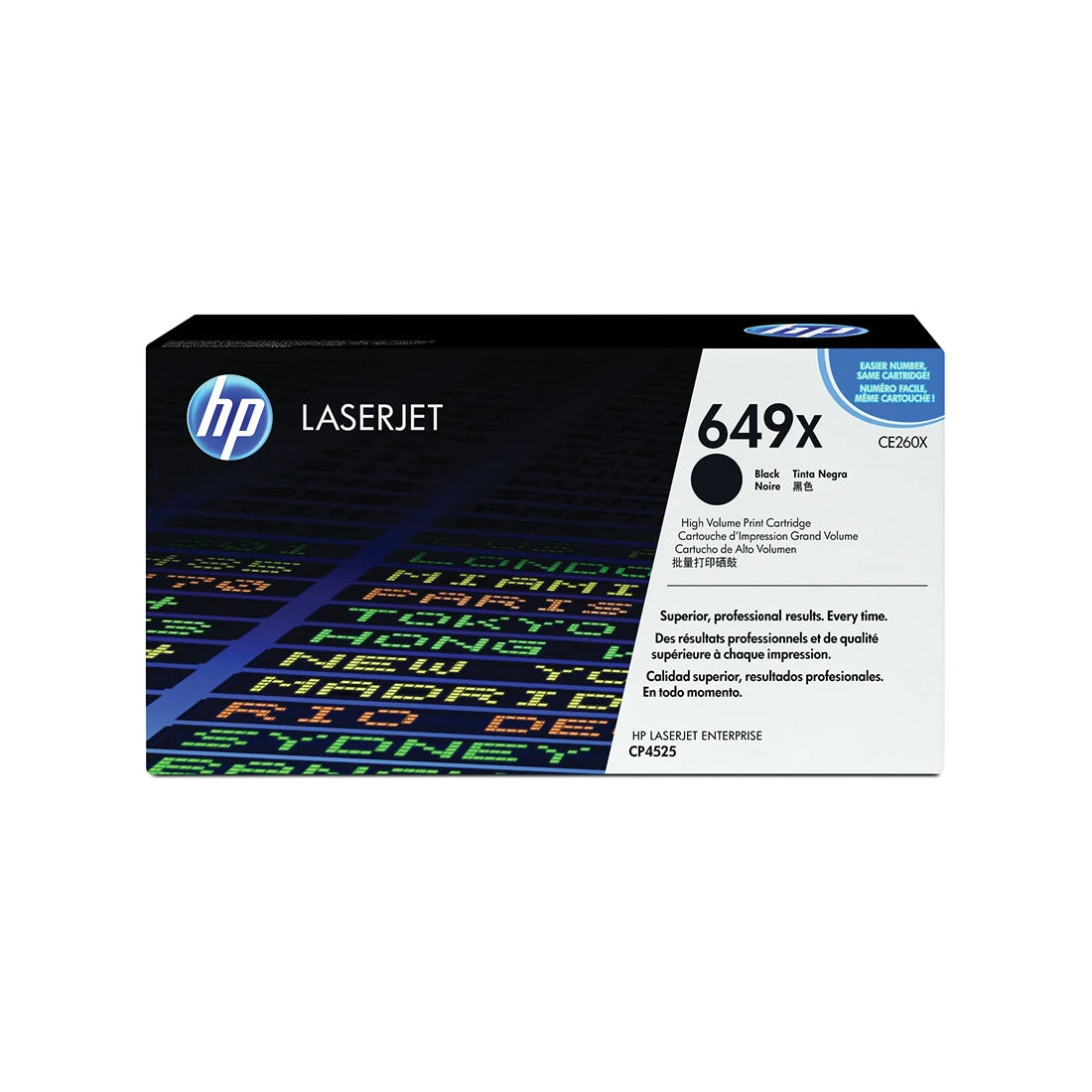 HP 649X High Capacity Black Toner Cartridge - (CE260X)