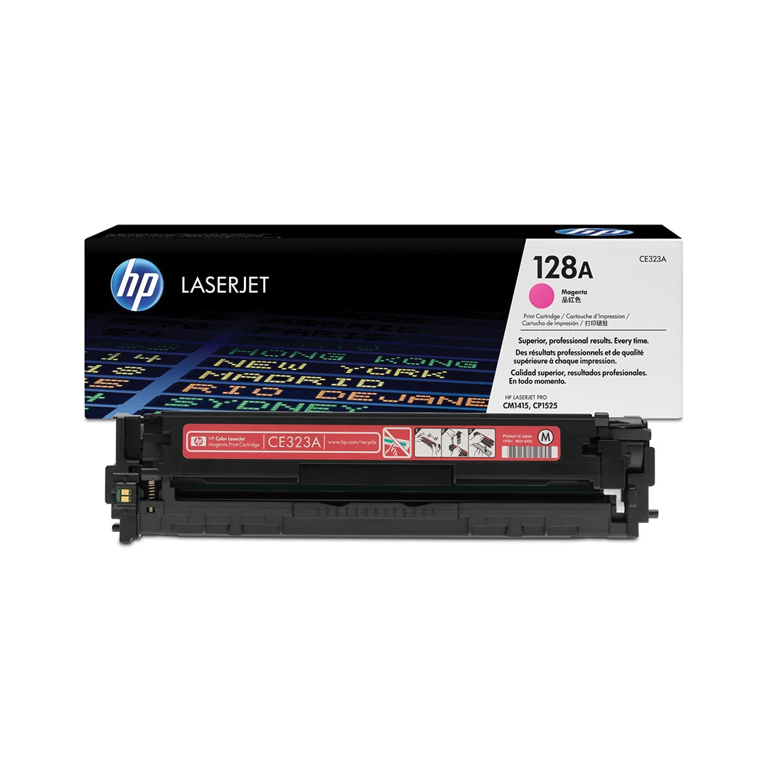 HP 128A Magenta Toner Cartridge - (CE323A)