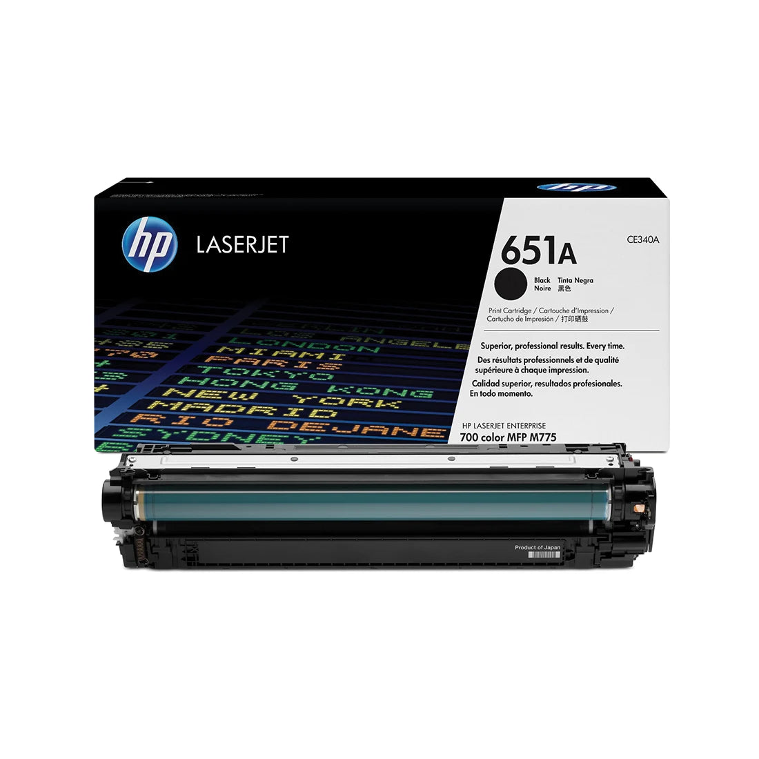 HP 651A Black Toner Cartridge - (CE340A)
