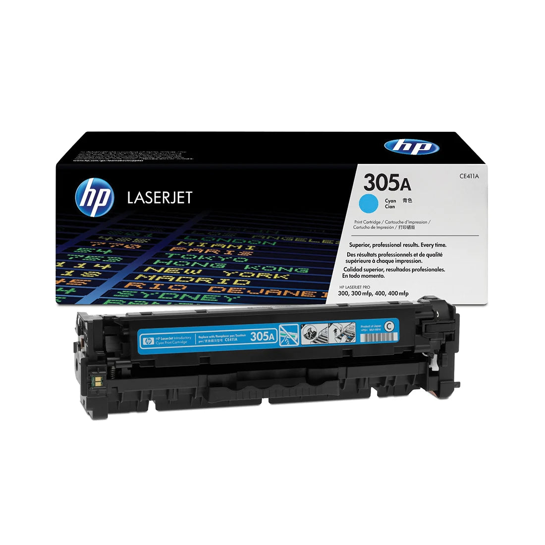 HP 305A Cyan Toner Cartridge - (CE411A)