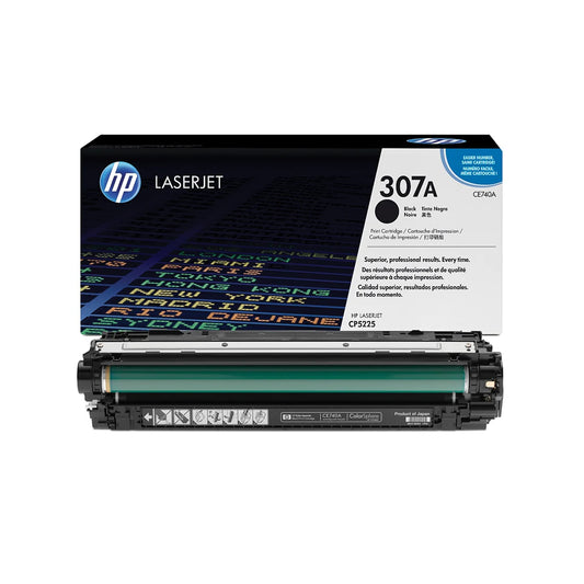 HP 307A Black Toner Cartridge - (CE740A)