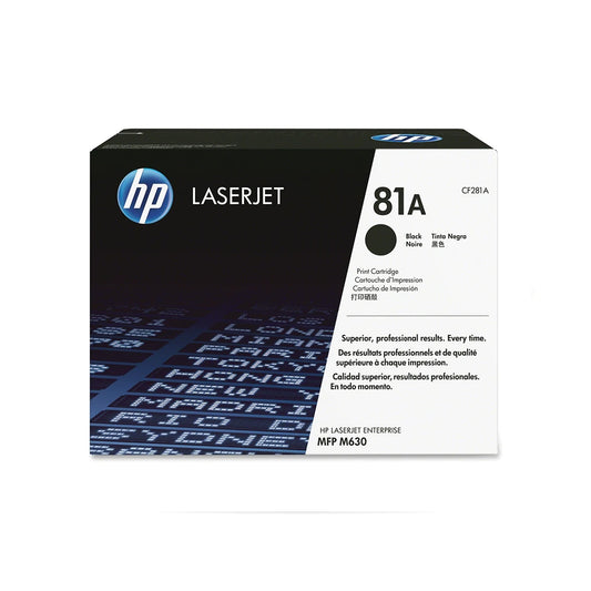 HP 81A Black Toner Cartridge - (CF281A)