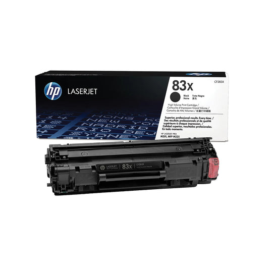 HP 83X High Capacity Black Toner Cartridge - (CF283X)