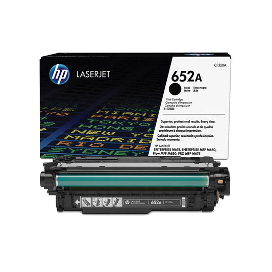 HP 652A Black Toner Cartridge - (CF320A)