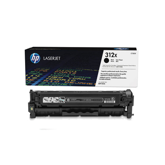 HP 312X High Capacity Black Toner Cartridge - (CF380X)