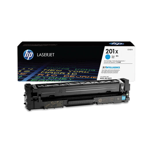 HP 201X High Capacity Cyan Toner Cartridge - (CF401X)