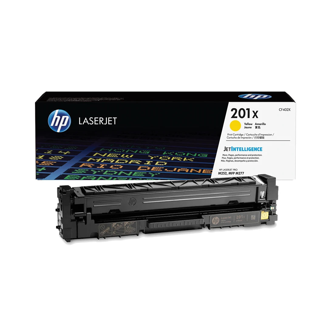 HP 201X High Capacity Yellow Toner Cartridge - (CF402X)