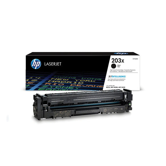 HP 203X High Capacity Black Toner Cartridge - (CF540X)