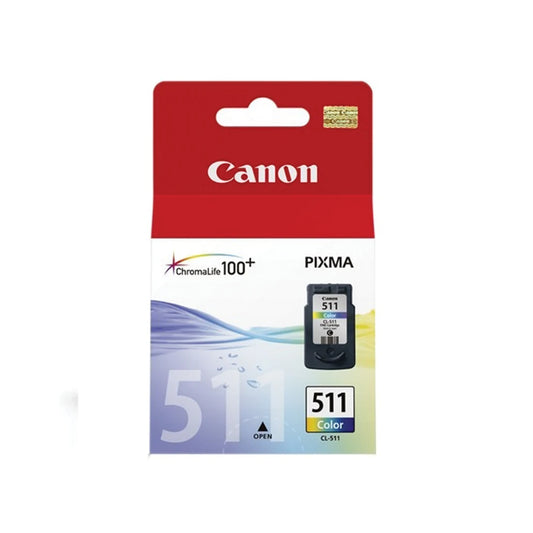 Canon CL-511 Tri-Colour Ink Cartridge - (2972B001AA)