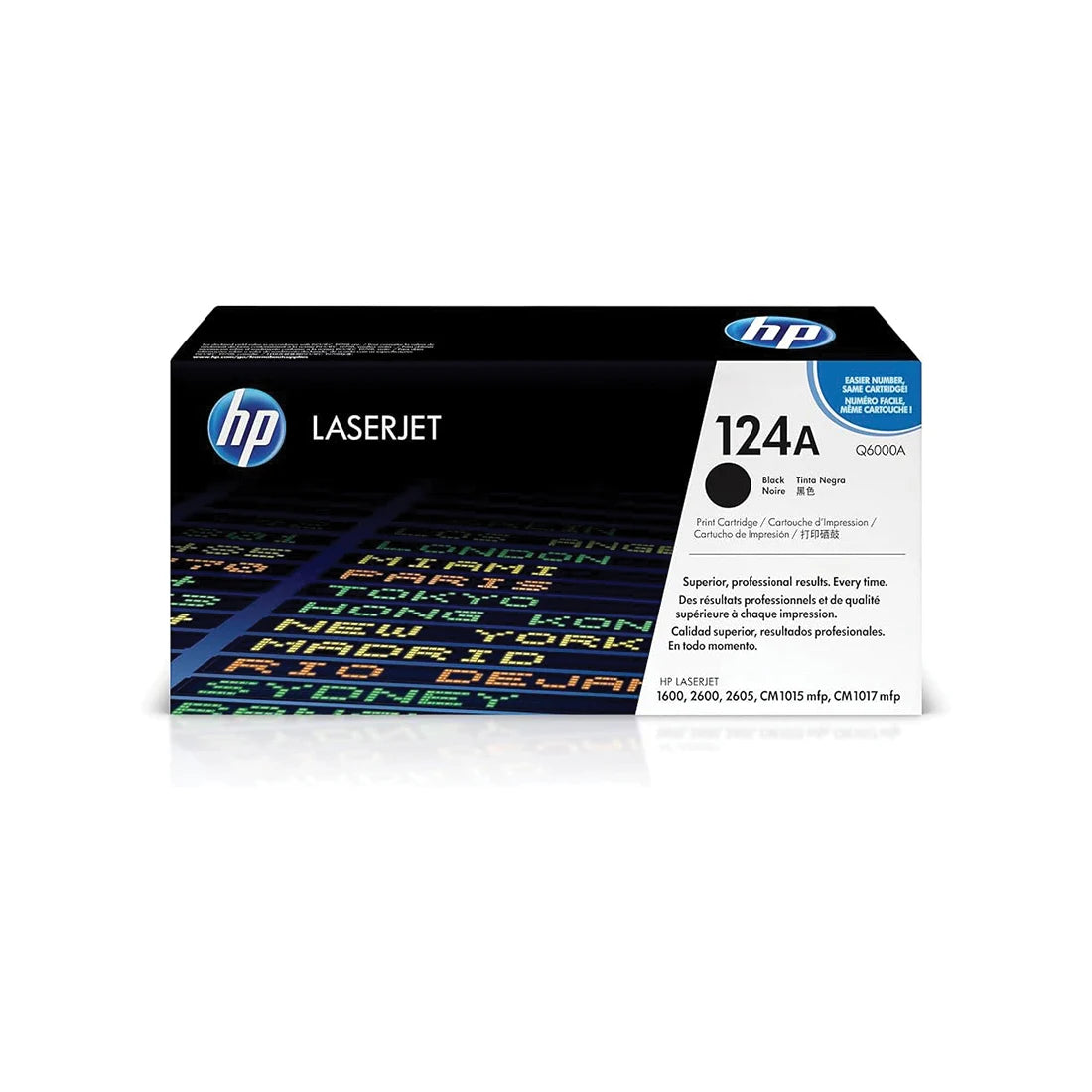 HP 124A Black Toner Cartridge - (Q6000A)