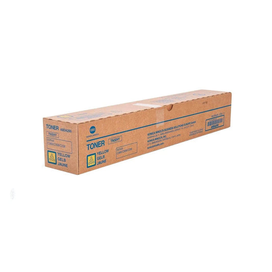 Konica Minolta TN324Y Original Yellow Toner Cartridge - (A8DA250)