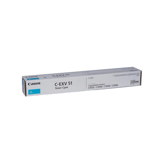 Canon C-EXV51 Cyan Toner Cartridge - (0482C002)