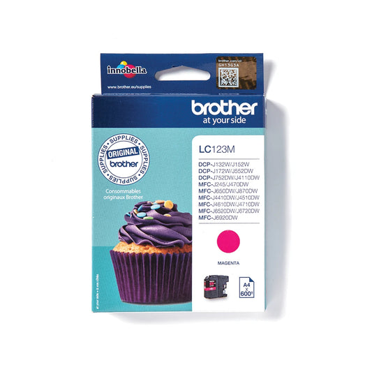 Brother LC123M Magenta Ink Cartridge