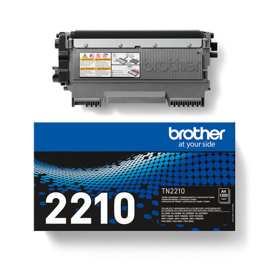 Brother TN‑2210 Standard Capacity Black Toner Cartridge