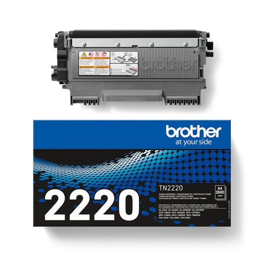 Brother TN‑2220 High Capacity Black Toner Cartridge